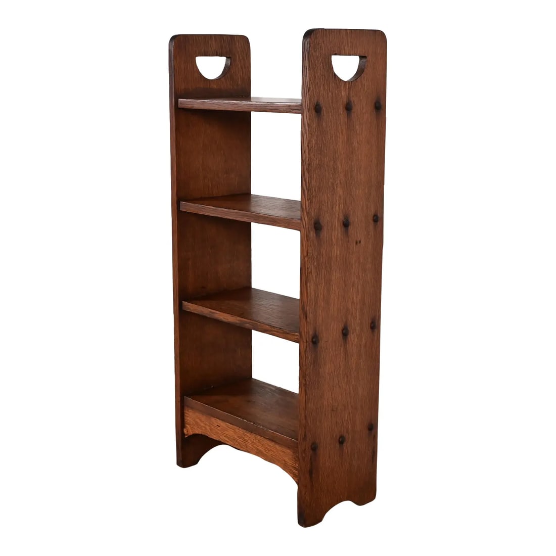 Stickley Brothers Style Antique Mission Oak Arts & Crafts Bookcase or Magazine Rack, Circa 1910 (1 of 11)