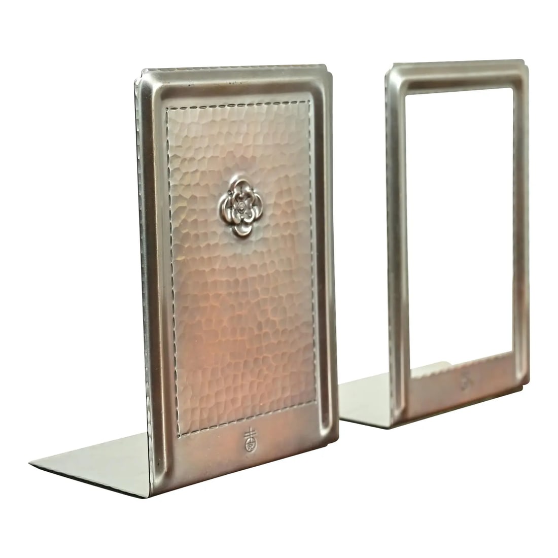 Roycroft Arts & Crafts Hammered Copper Bookends, Circa 1920s (1 of 13)