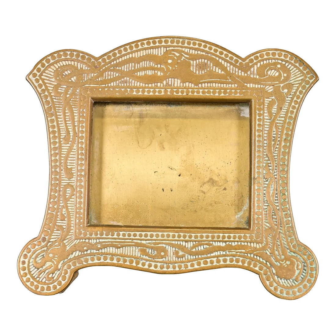 Marshall Field & Co. Antique Viking Bronze Picture Frame or Calendar Frame, Circa 1910 (1 of 12)