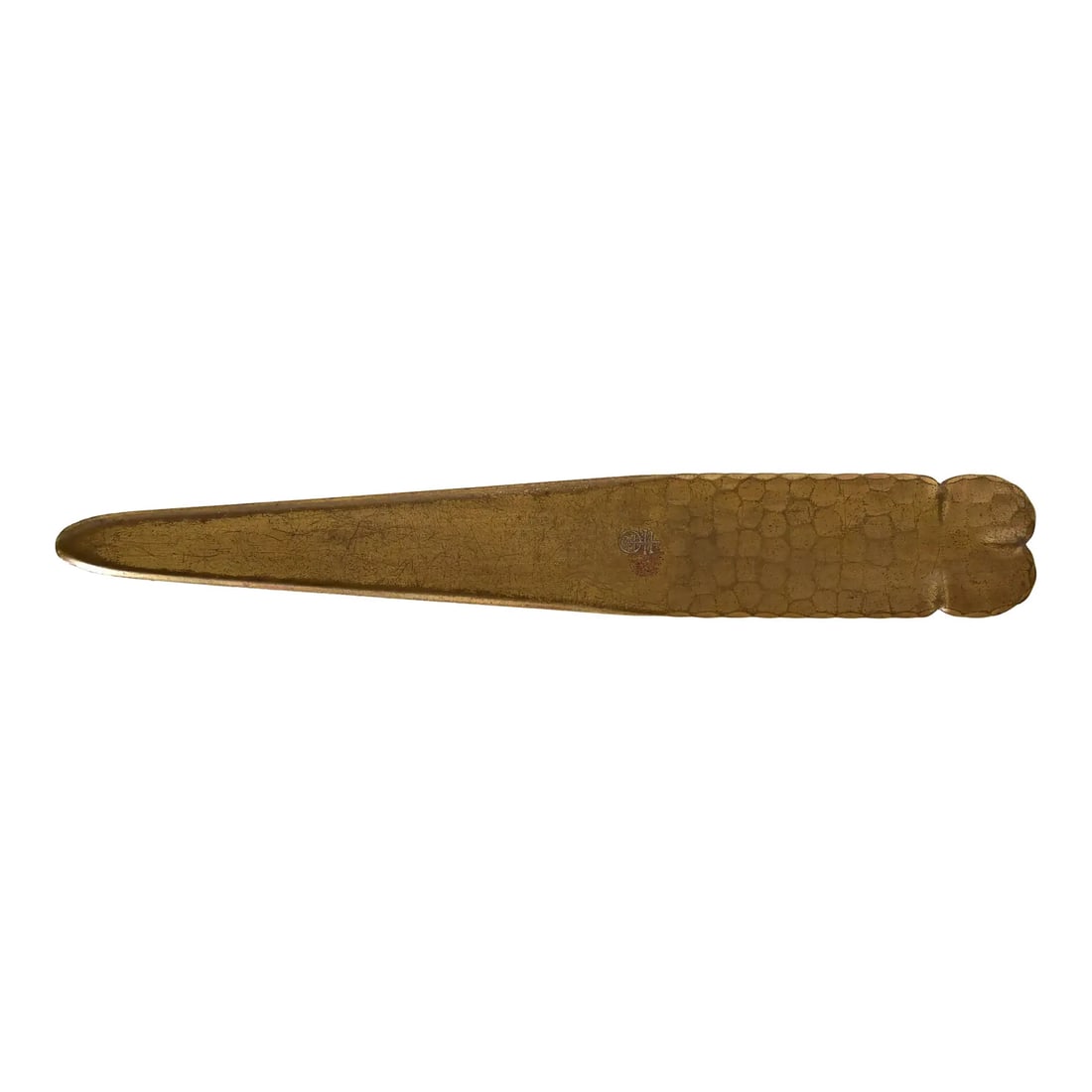 Roycroft Arts & Crafts Hammered Brass Over Copper Letter Opener, Circa 1920s (1 of 9)