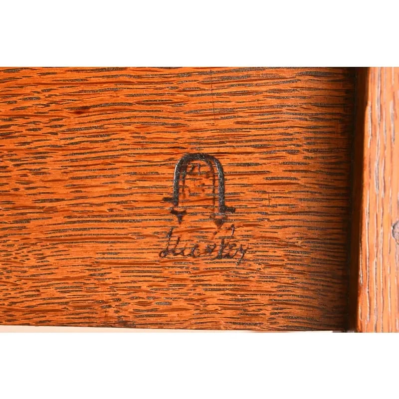 Gustav Stickley Antique Mission Oak Arts & Crafts Open Arm Reclining Morris Lounge Chair, Circa 1910 - 11
