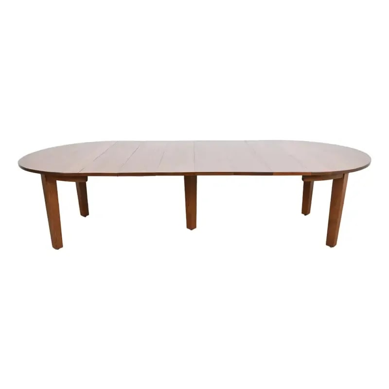 Gustav Stickley Mission Oak Arts & Crafts Extension Dining Table, Newly Refinished (1 of 12)