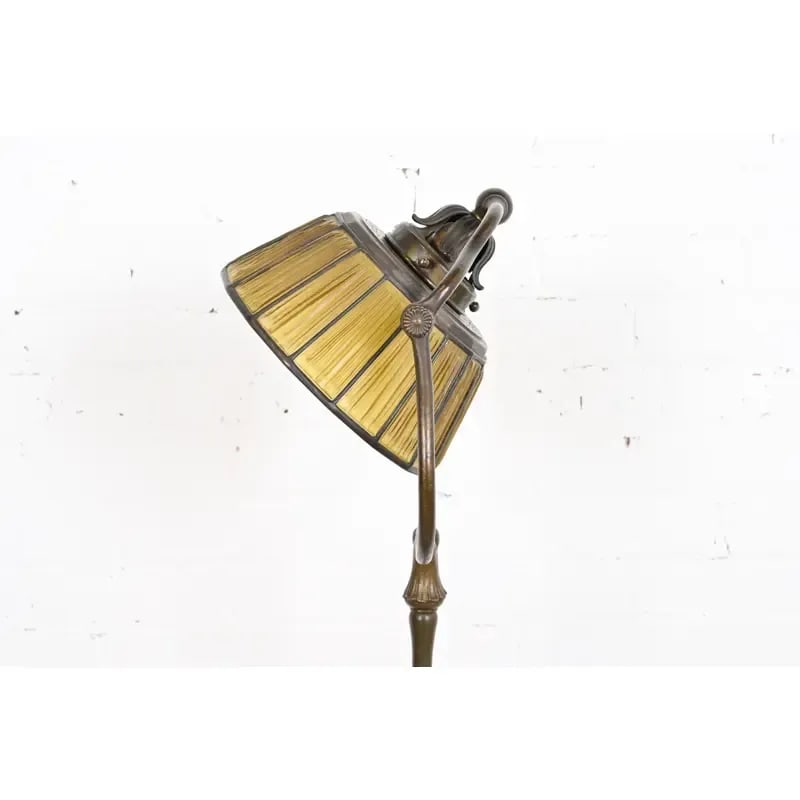 Tiffany Studios New York Linenfold Harp Floor Lamp - 5