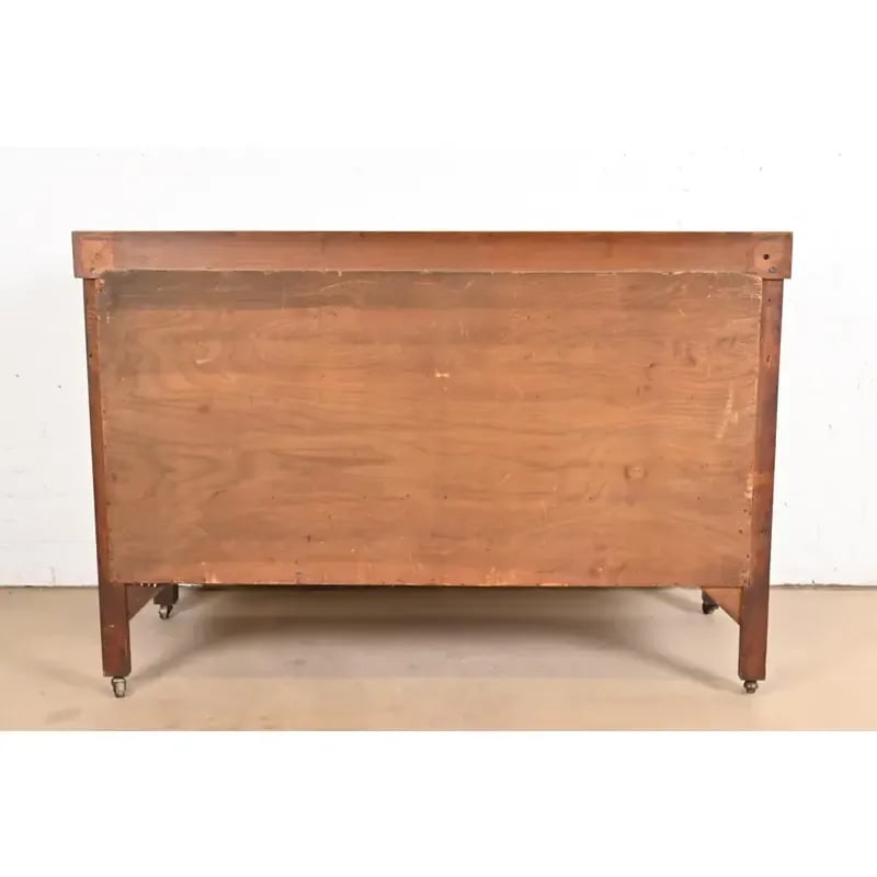 Stickley Brothers Style Antique Mission Tiger Oak Arts & Crafts Sideboard or Bar Cabinet, Circa 1900 - 11