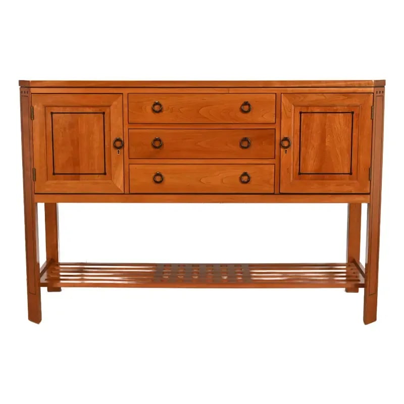 Stickley Arts & Crafts Cherry Wood Sideboard or Bar Cabinet (1 of 12)