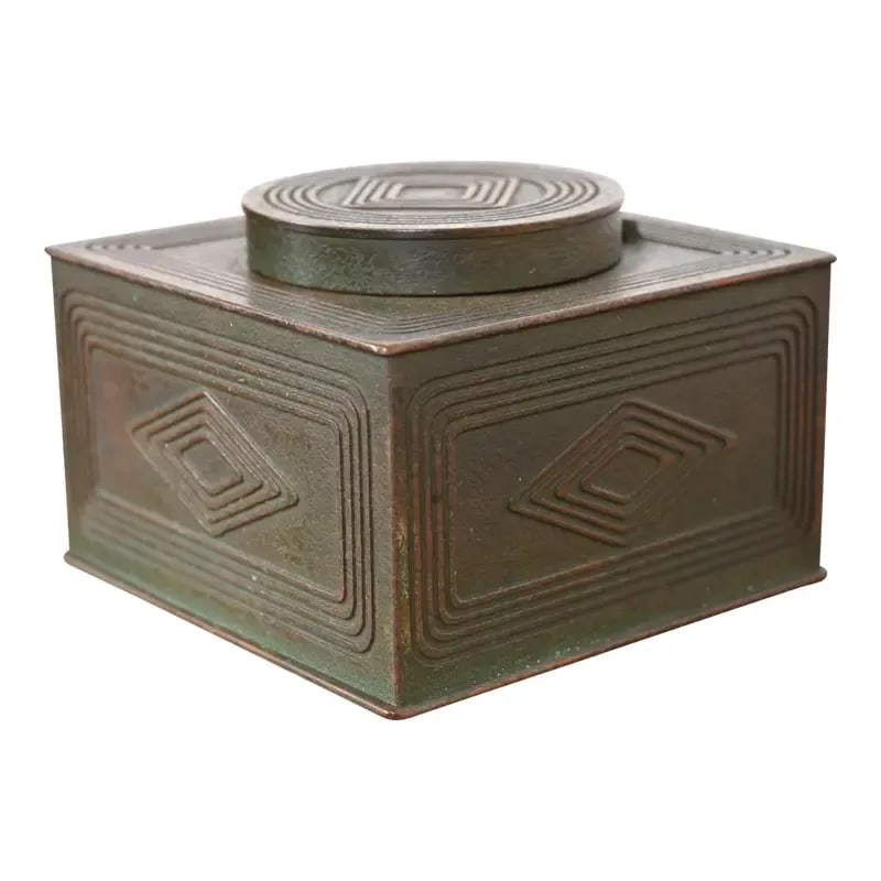 Tiffany Studios New York Graduate Bronze Inkwell (1 of 12)