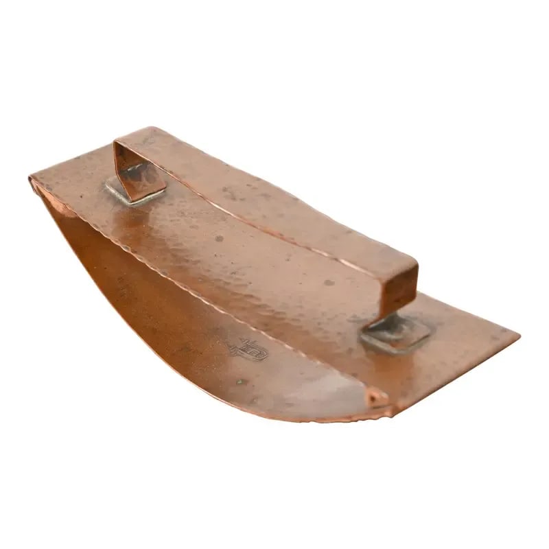 Signed Gustav Stickley Arts & Crafts Hammered Copper Rocker Blotter (1 of 12)