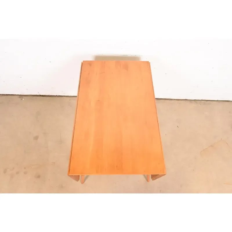 Paul McCobb Planner Group Solid Maple Drop Leaf Dining Table, 1950s - 7