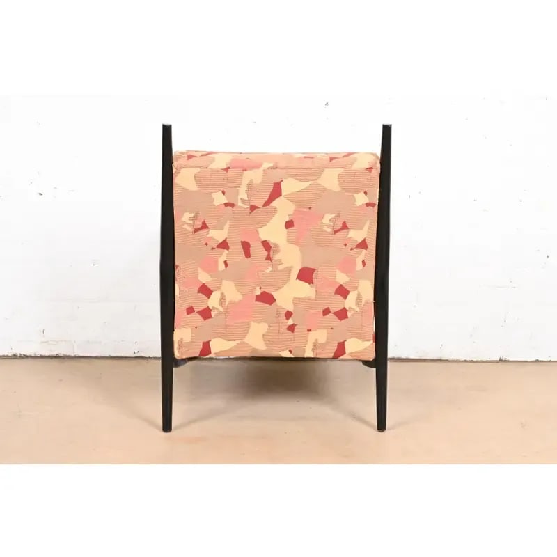 Paul McCobb Planner Group Ebonized and Upholstered Lounge Chair, 1950s - 10