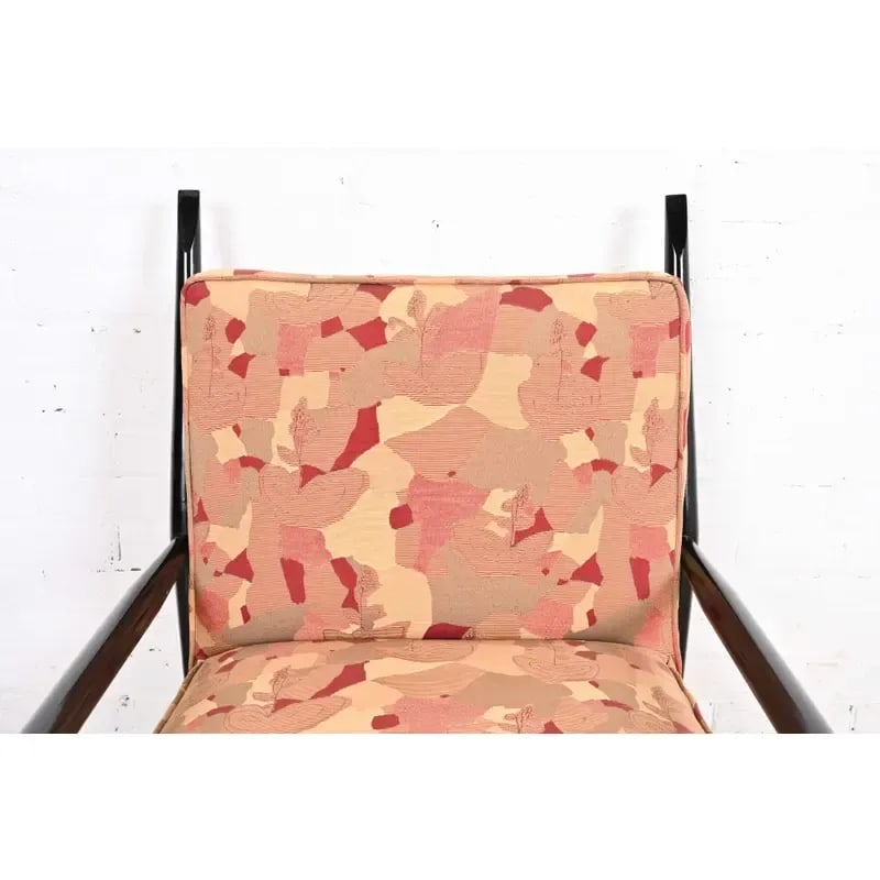 Paul McCobb Planner Group Ebonized and Upholstered Lounge Chair, 1950s - 5