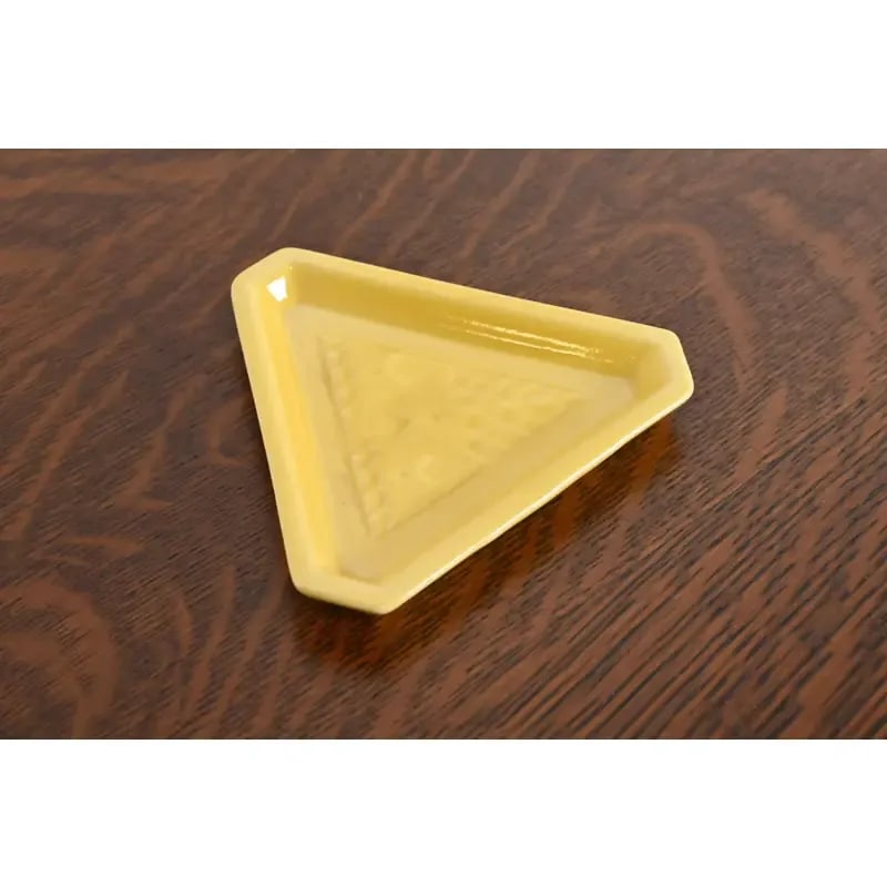 Rookwood Pottery Arts & Crafts Glazed Ceramic Triangular Catchall, 1952 - 4