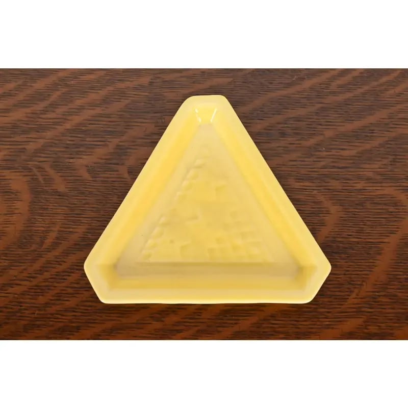 Rookwood Pottery Arts & Crafts Glazed Ceramic Triangular Catchall, 1952 - 6