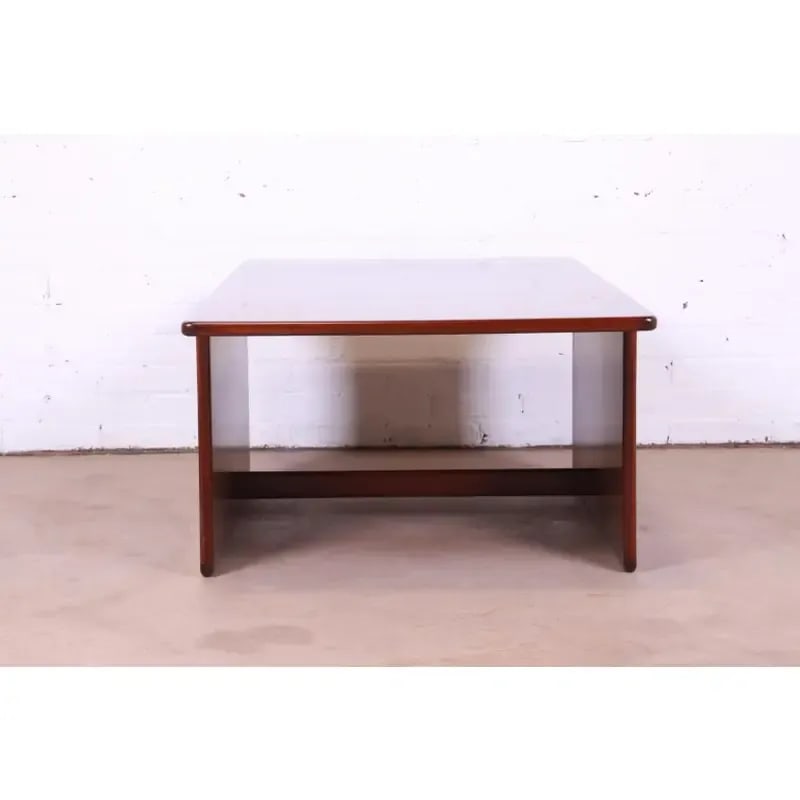 Afra and Tobia Scarpa for B&b Italia Rosewood Coffee Table - 10