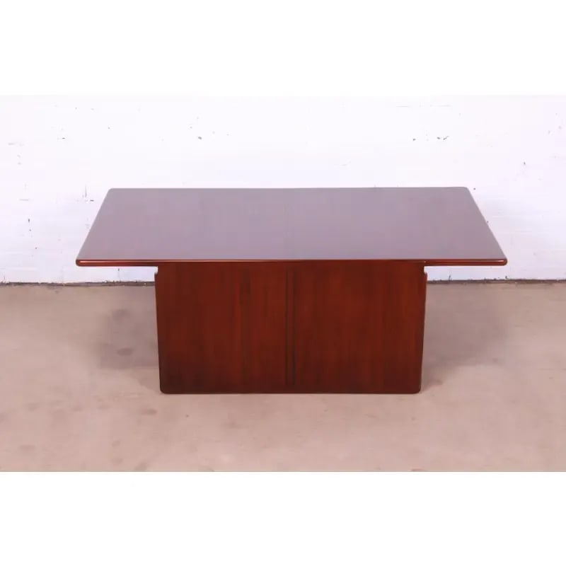 Afra and Tobia Scarpa for B&b Italia Rosewood Coffee Table - 3
