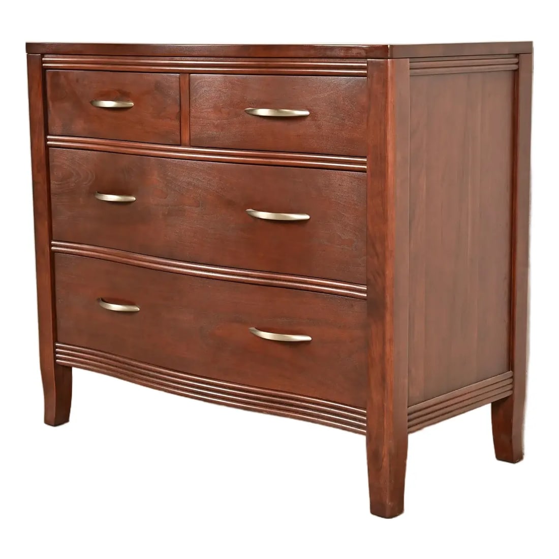 Stickley Modern Arts & Crafts Shaker Cherry Wood Four-Drawer Dresser or Chest of Drawers (1 of 15)