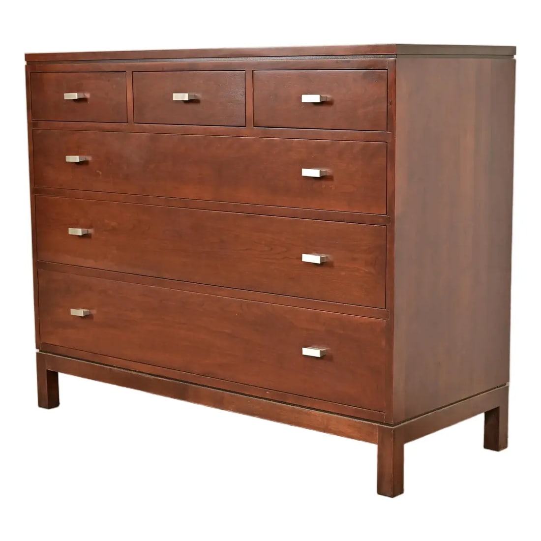 Stickley Modern Arts & Crafts Shaker Cherry Wood Six-Drawer Dresser or Chest of Drawers (1 of 17)