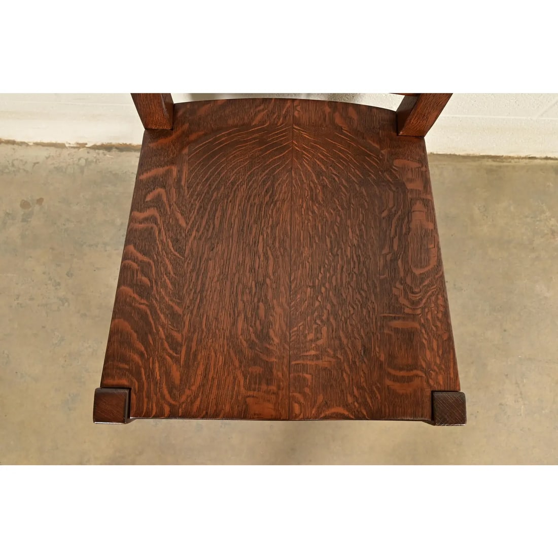 Stickley Brothers Antique Mission Oak Arts & Crafts Ladder Back Side Chairs or Dining Chairs - 7
