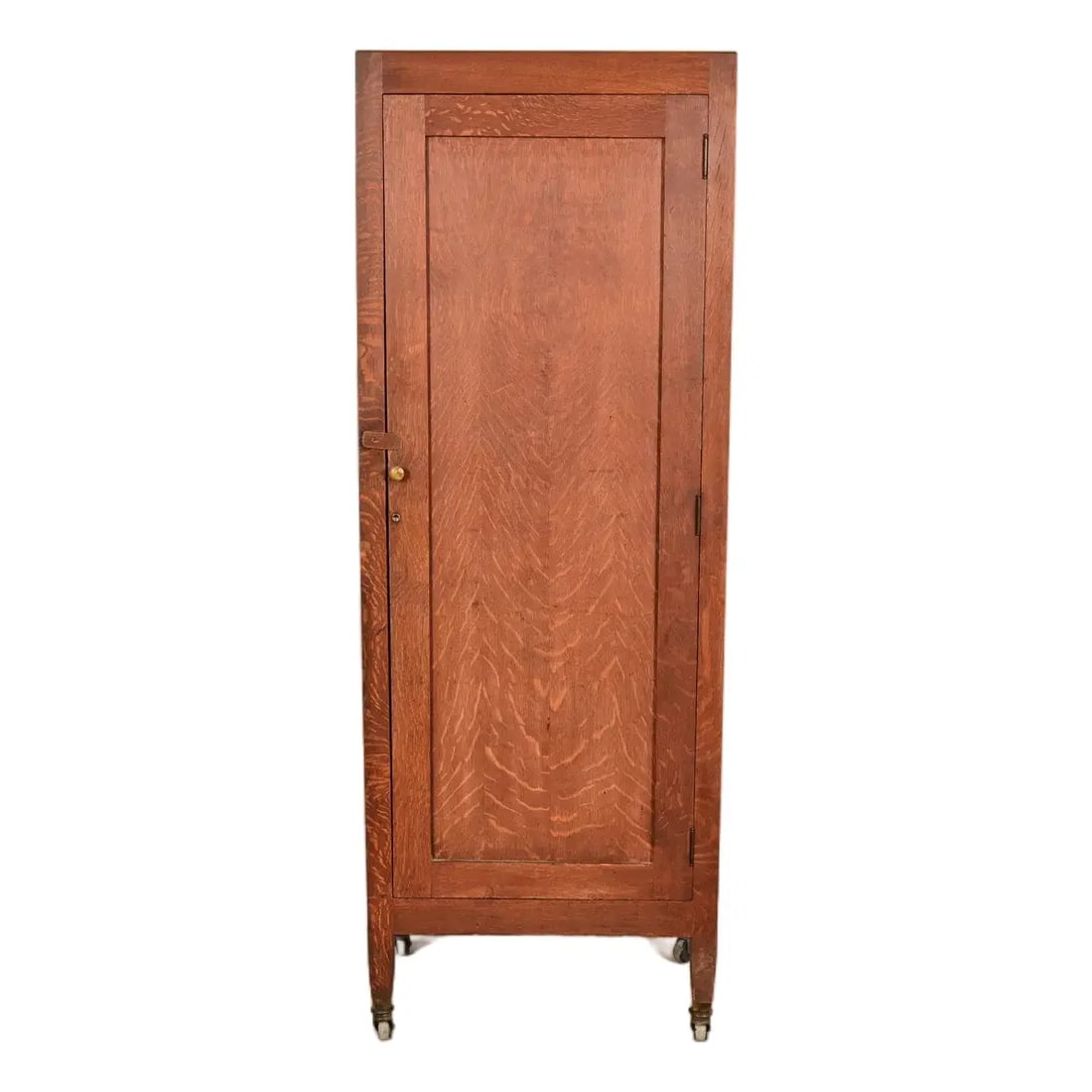 Stickley Brothers Style Antique Mission Oak Arts & Crafts Armoire Dresser or Linen Press, Circa 1900 (1 of 12)
