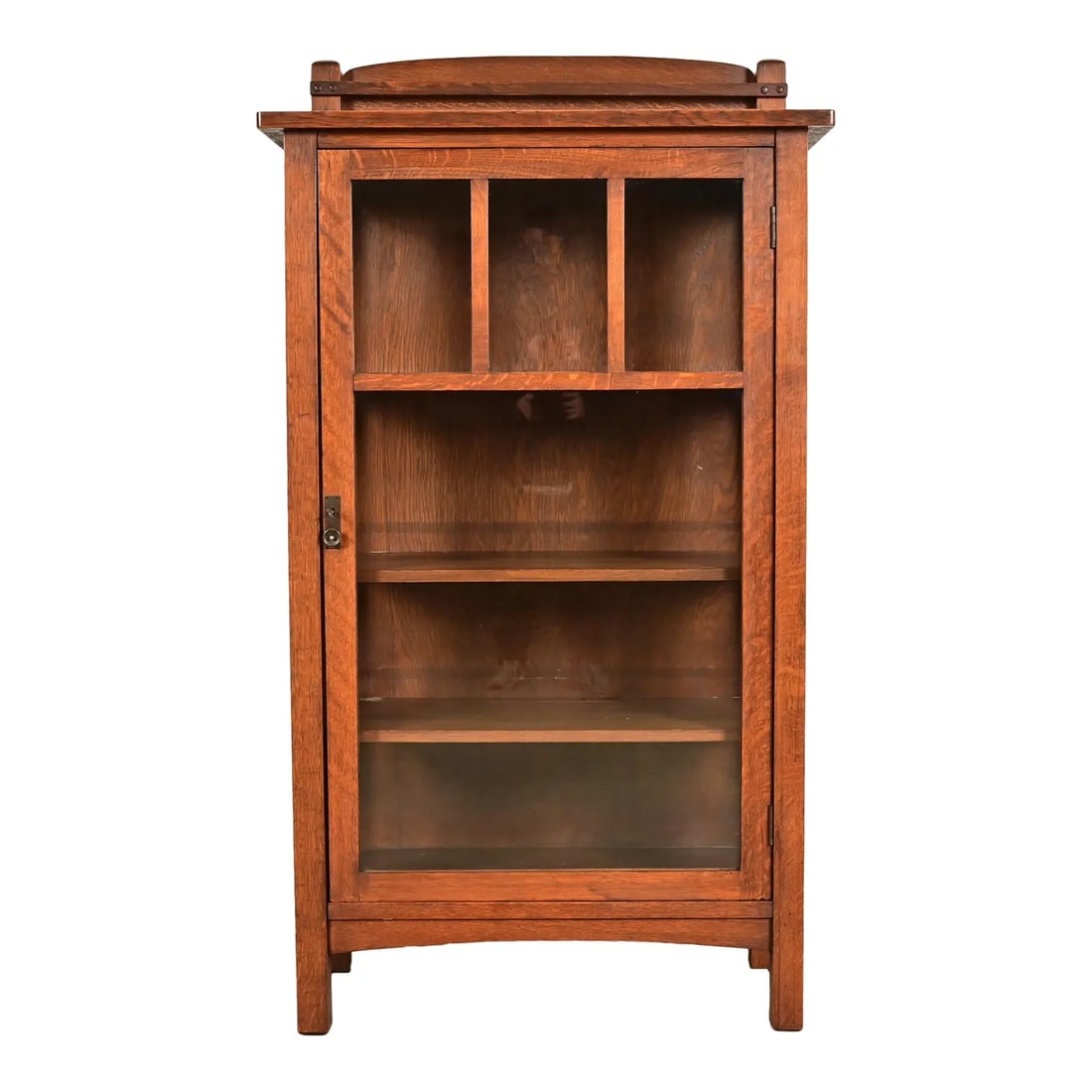 Limbert Antique Mission Oak Arts & Crafts Bookcase or China Cabinet, Circa 1910 (1 of 15)