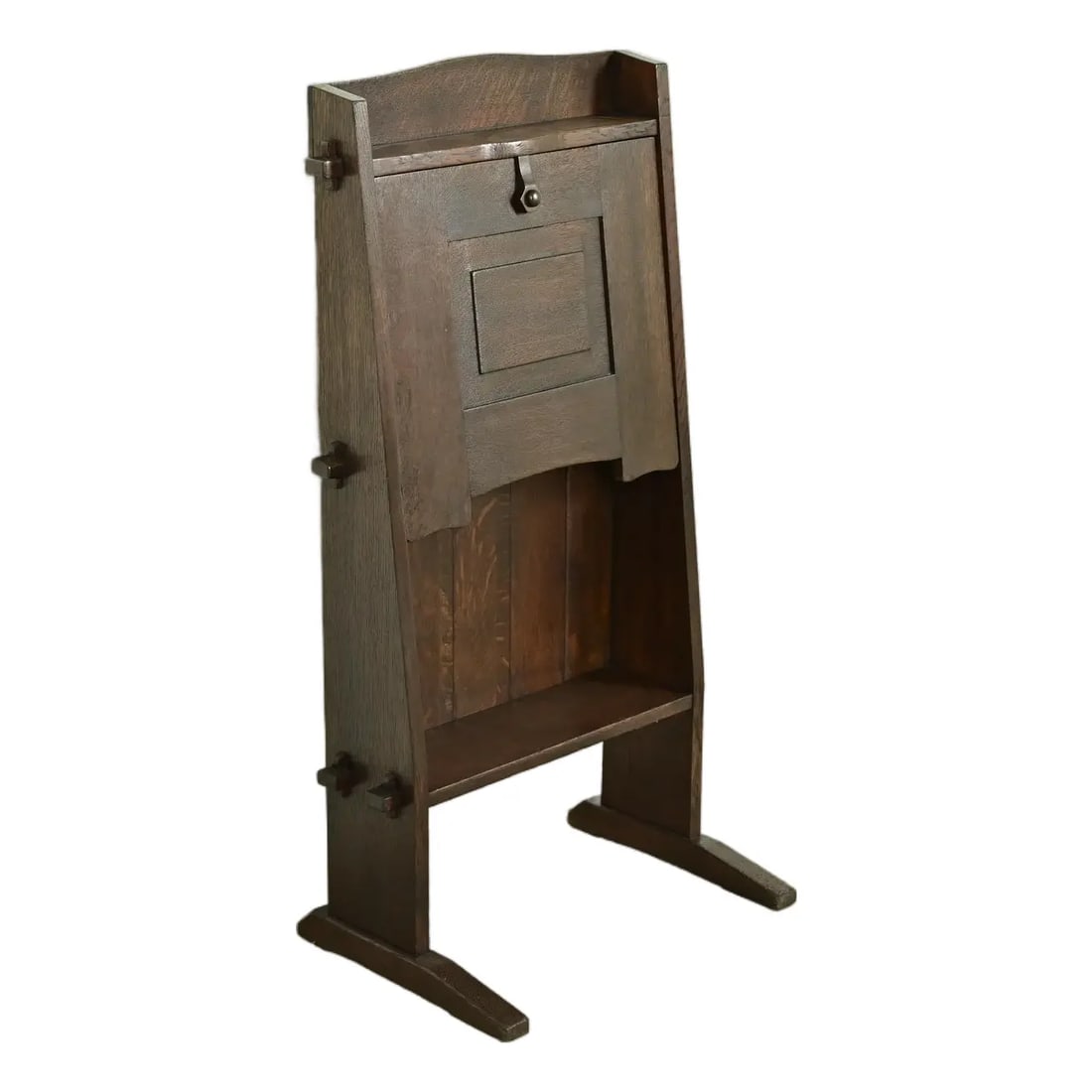 Early Gustav Stickley Antique Mission Oak Arts & Crafts "Chalet" Drop Front Secretary Desk (1 of 11)