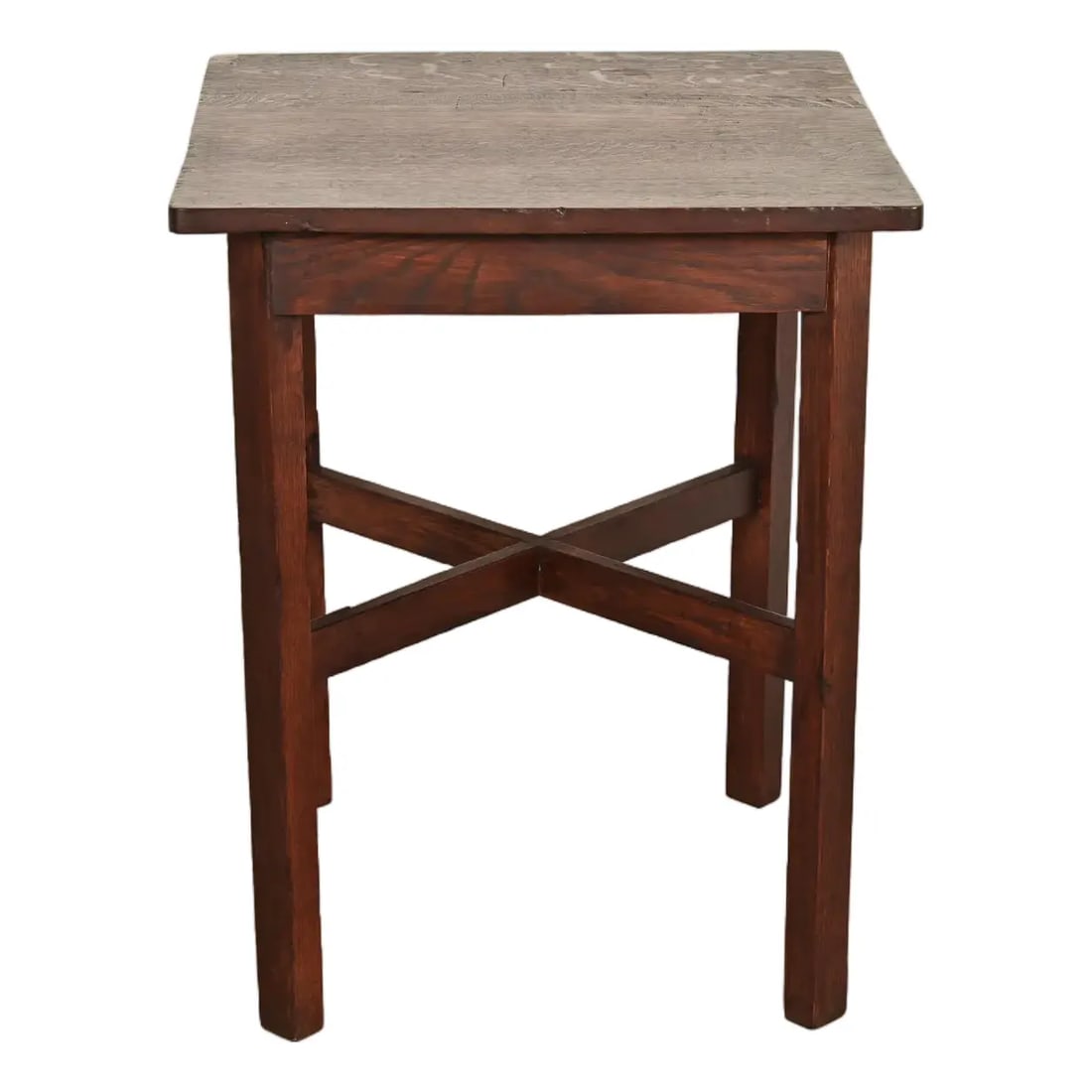 Stickley Brothers Style Antique Mission Oak Arts & Crafts Tabouret Side Table, Circa 1910 (1 of 8)