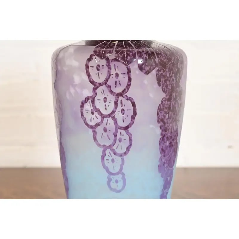 Art Deco Cameo Glass Vase by Charles Schneider for Le Verre FranÃ§ais, 1920s - 7