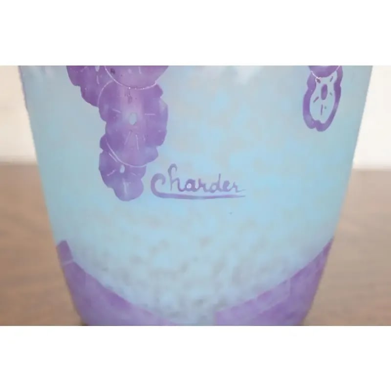 Art Deco Cameo Glass Vase by Charles Schneider for Le Verre FranÃ§ais, 1920s - 8