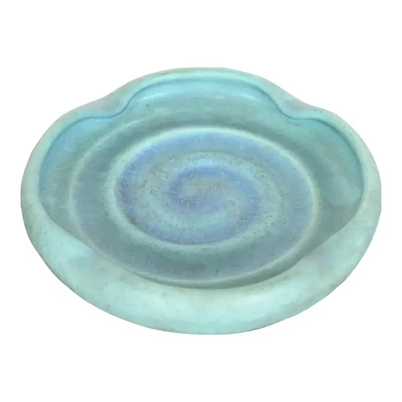 Van Briggle Arts & Crafts Turquoise Glazed Ashtray or Catchall, Early 20th Century (1 of 9)