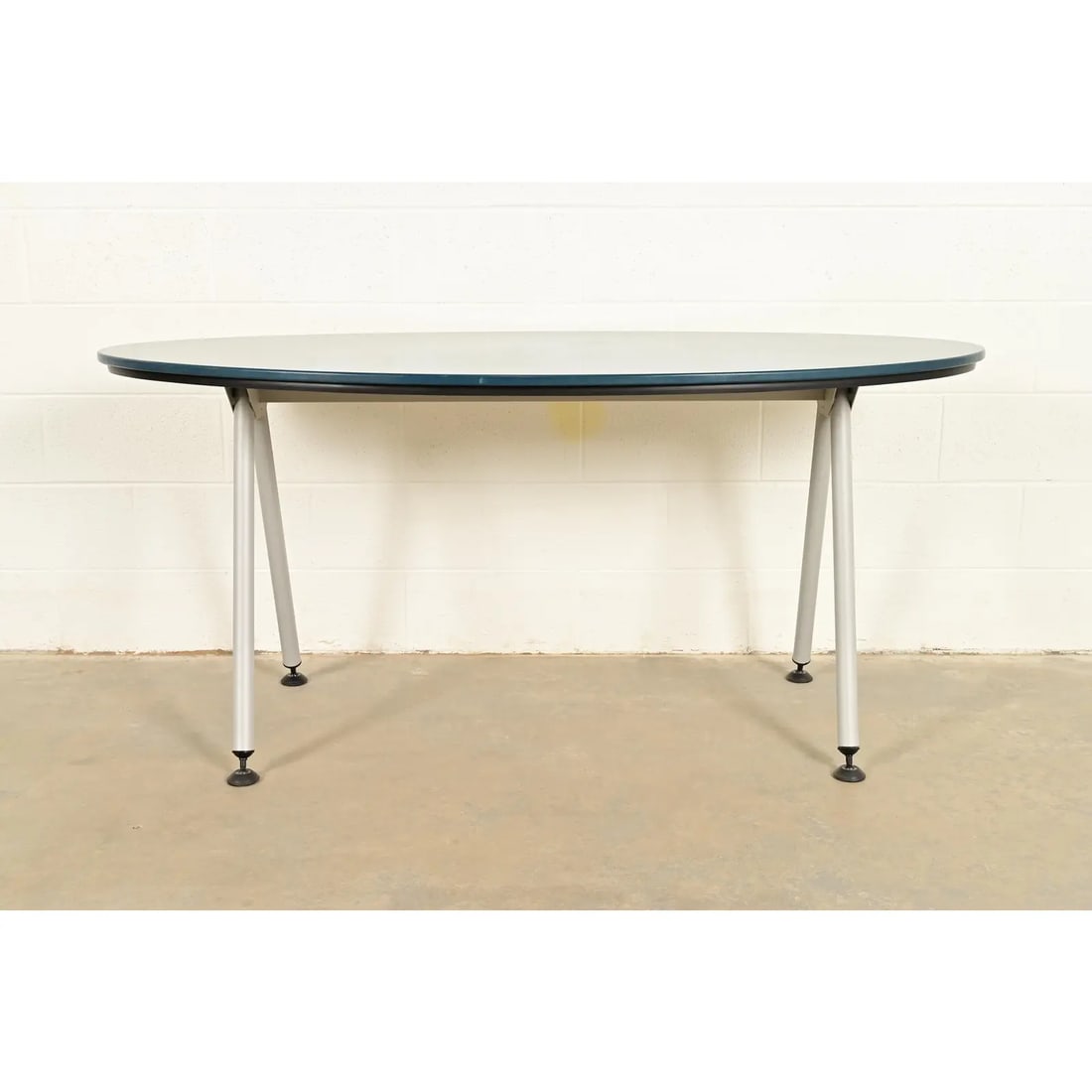 Herman Miller Style Modern Oval Dining Table or Library Table - 2