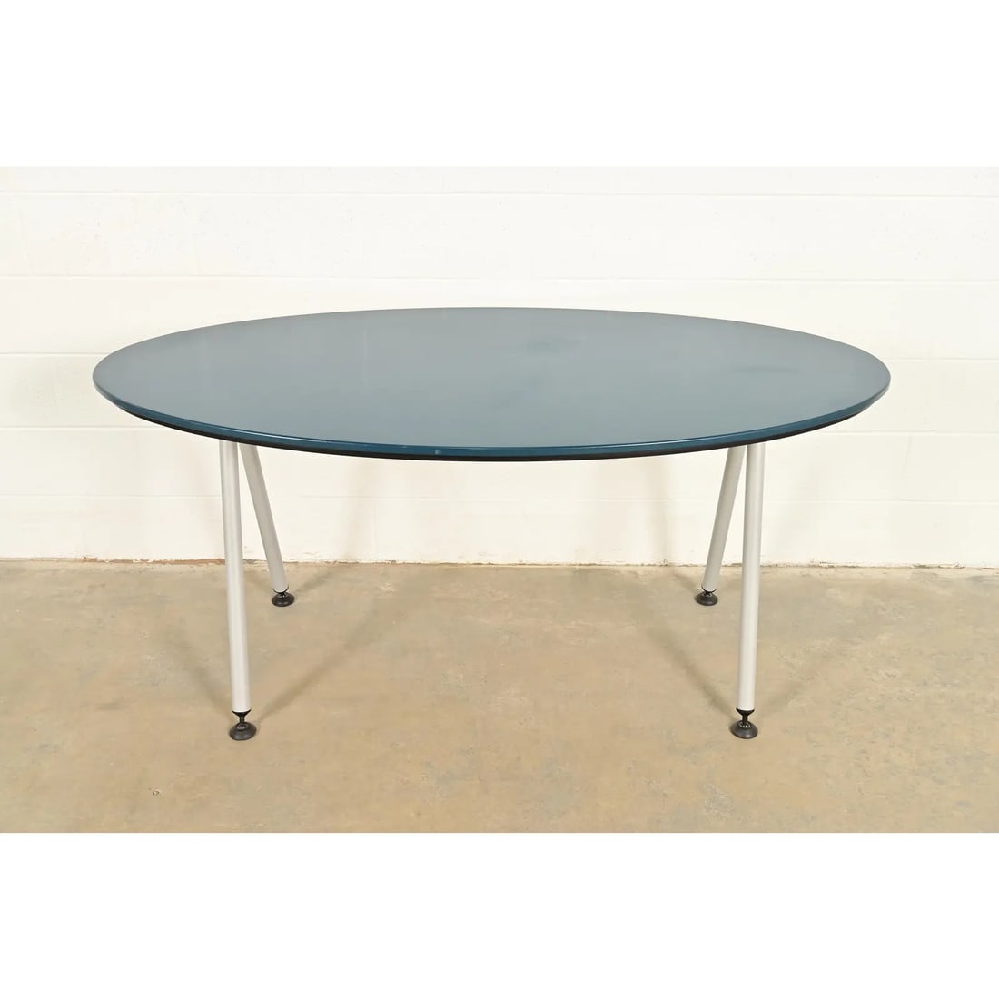 Herman Miller Style Modern Oval Dining Table or Library Table - 3