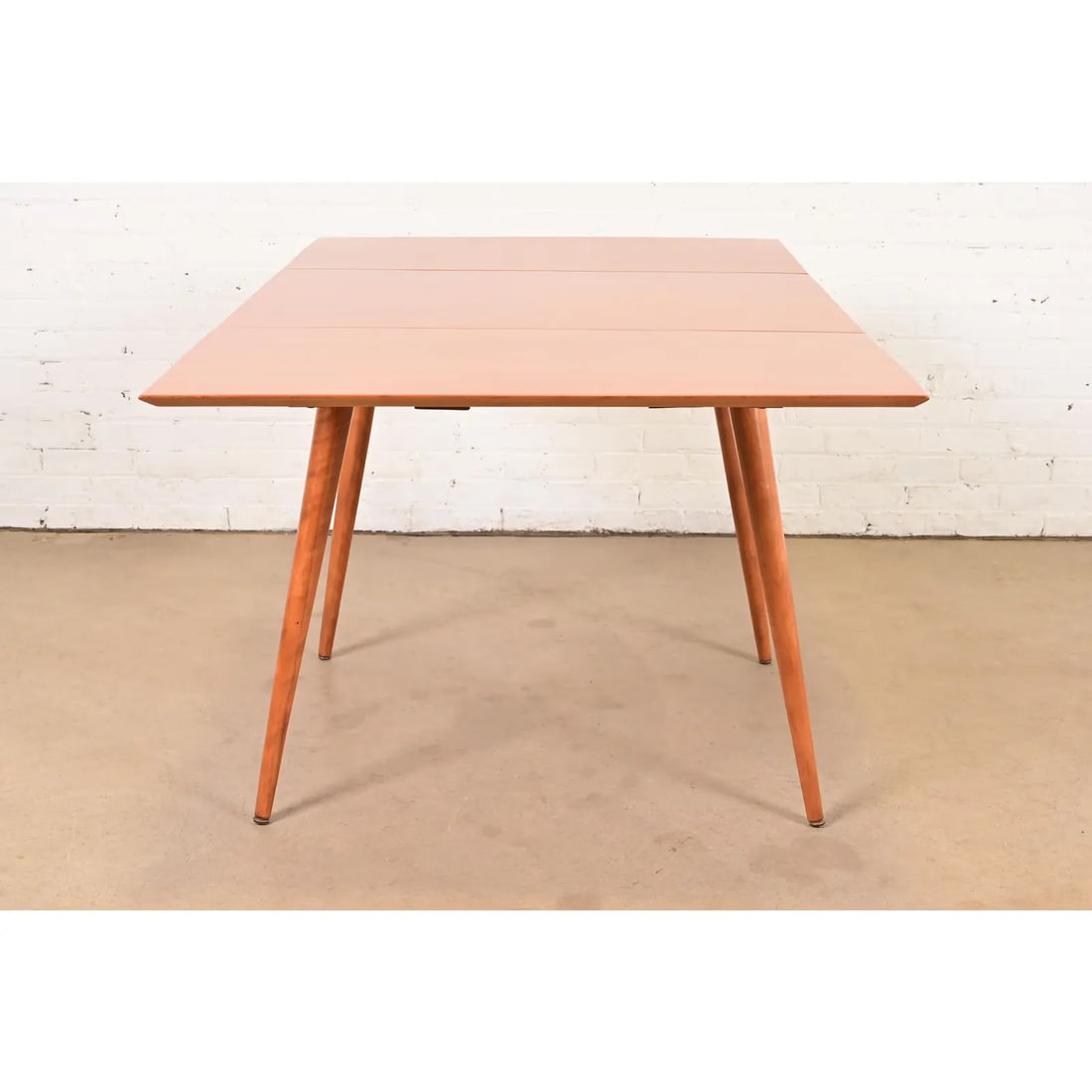 Paul McCobb Planner Group Solid Maple Drop Leaf Dining Table, Newly Refinished - 8