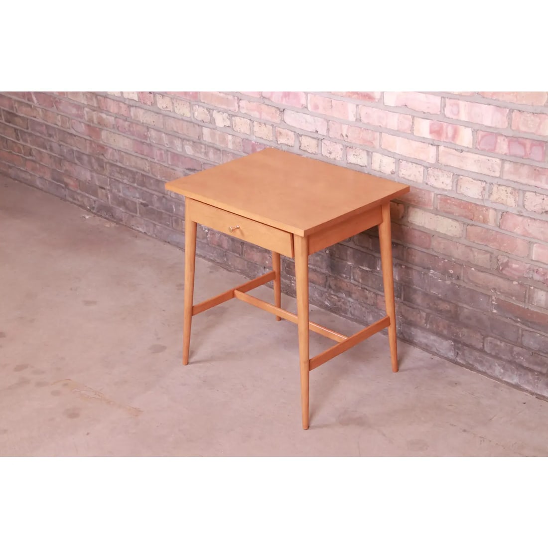 Paul McCobb Planner Group Solid Maple Nightstand, Newly Refinished - 2