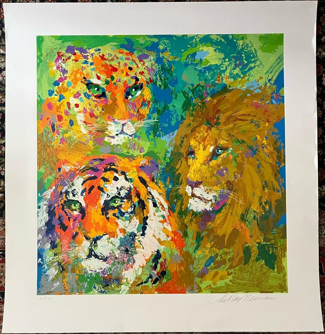 LEROY NEIMAN - "Lion Family" (1 of 1)