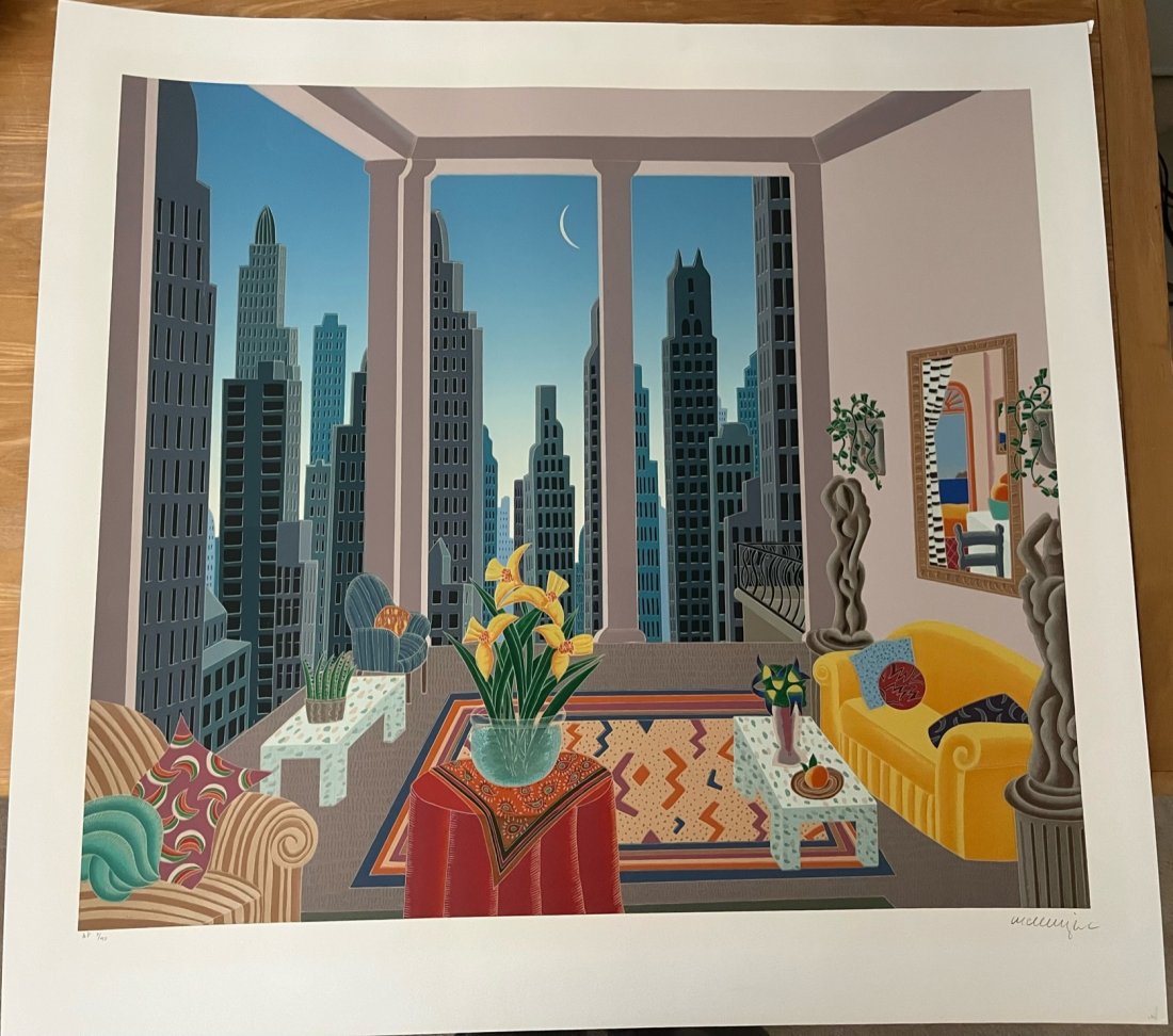 THOMAS MCKNIGHT - "View of Manhattan" (1 of 3)