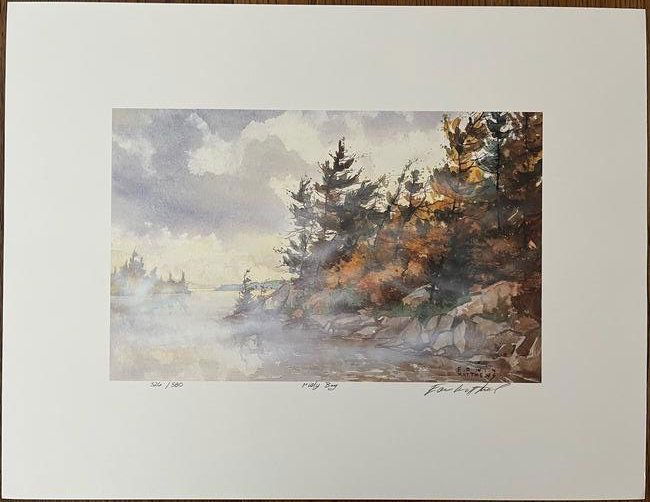 EDWIN MATHEWS - "Misty Bay" (1 of 1)