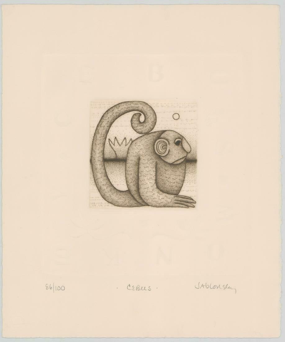 CAROL JABLONSKY - "Cebus (Monkey)" (1 of 1)