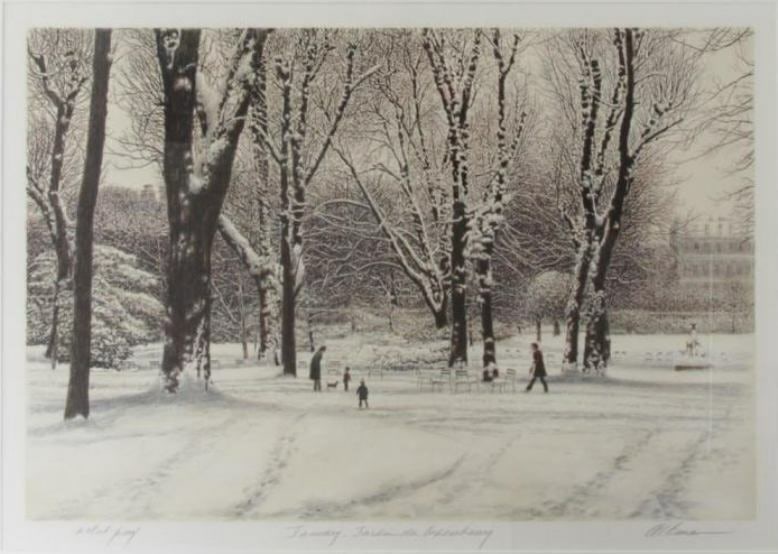 HAROLD ALTMAN - "January, Jardin du Luxembourg" (1 of 1)