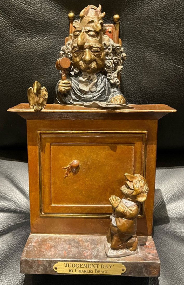 CHARLES BRAGG - "Judgement Day" Bronze Sculpture (1 of 2)