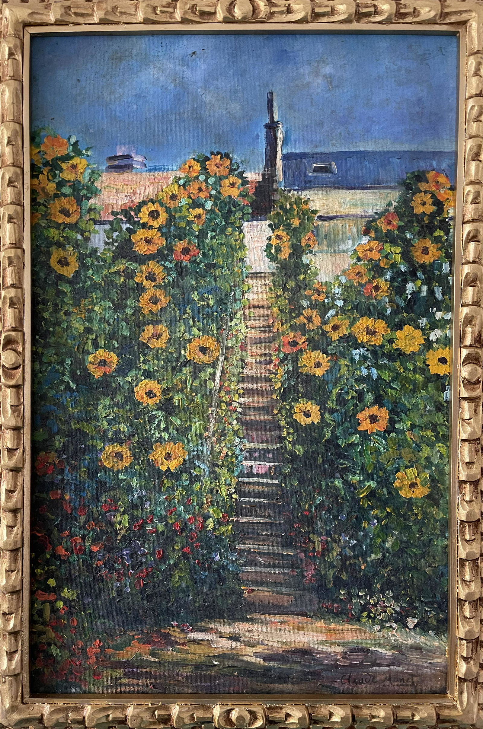 Claude Monet (Oil on Canvas Painting) in the style of (1 of 6)