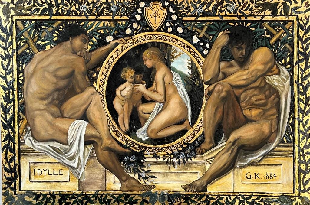 Gustav Klimt (Oil on Canvas Painting) in the style of (1 of 5)