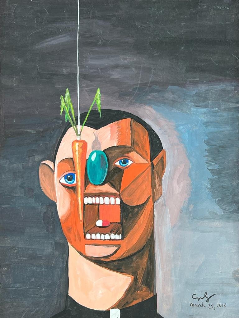 George Condo - Painting on paper (1 of 4)