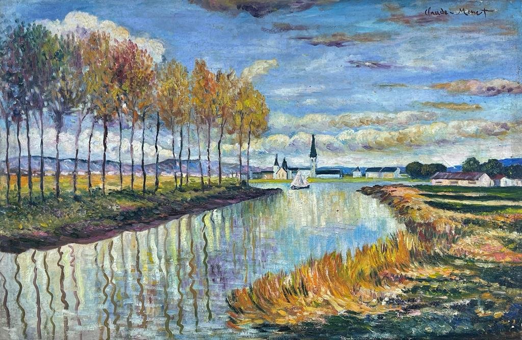 Claude Monet (Oil on Canvas Painting) in the style of (1 of 4)
