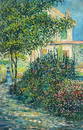 Claude Monet (Oil on Canvas Painting) in the style of