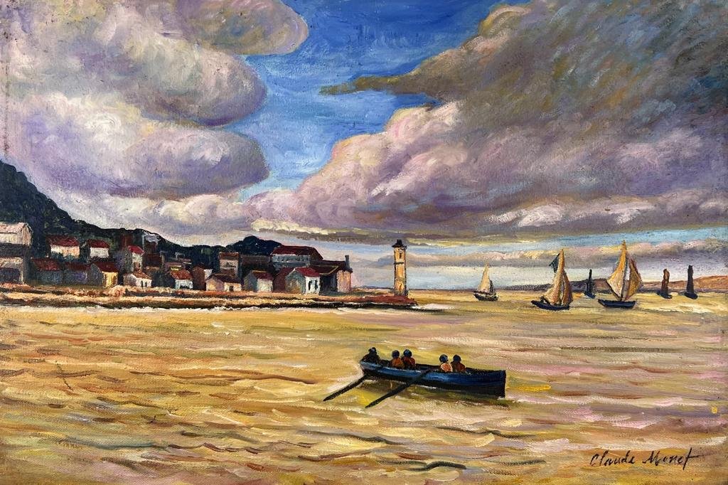 Claude Monet (Oil on Canvas Painting) in the style of (1 of 4)