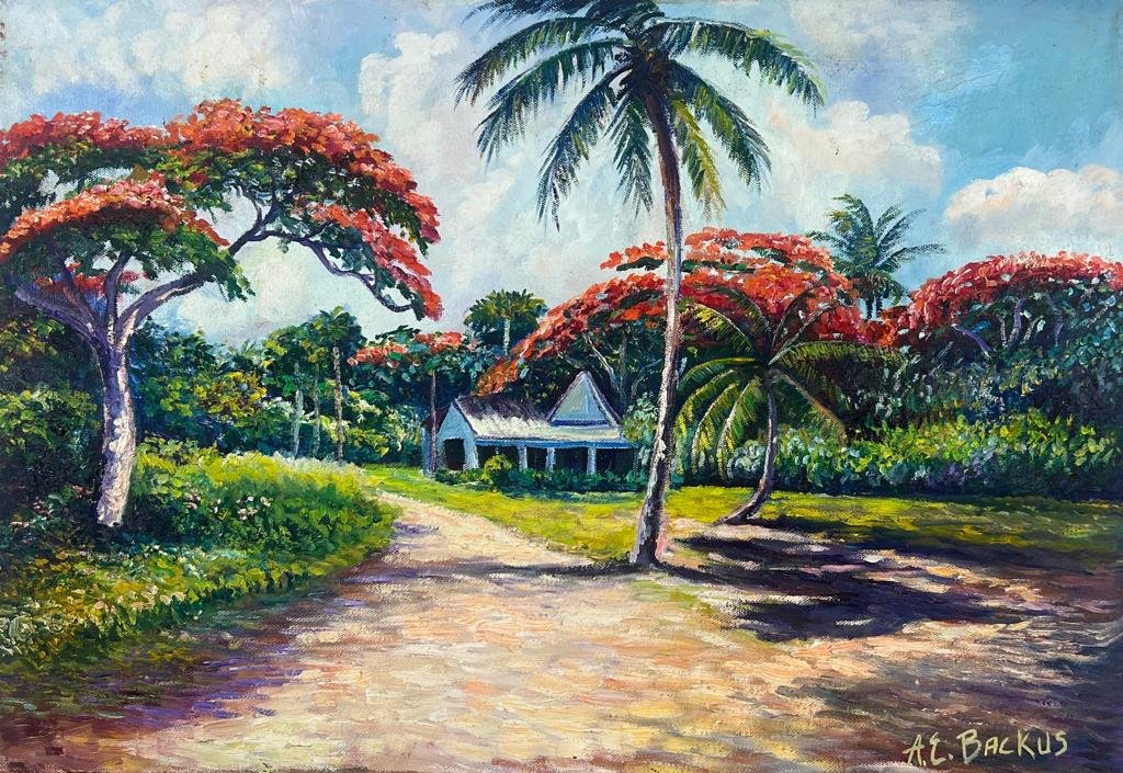 A. E. Backus (Oil on Canvas Painting) in the style of (1 of 4)