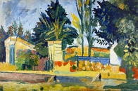 Paul Cezanne French (Oil on Canvas painting) Style Of