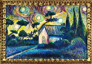 Vincent Van Gogh Dutch (Oil on Canvas Painting) in the style of