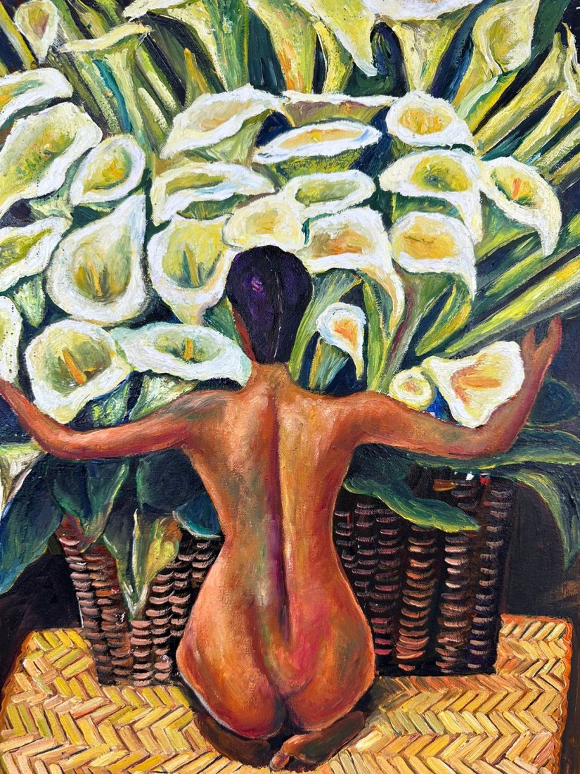 Diego Rivera (Oil on Canvas Painting) in the style of (1 of 4)