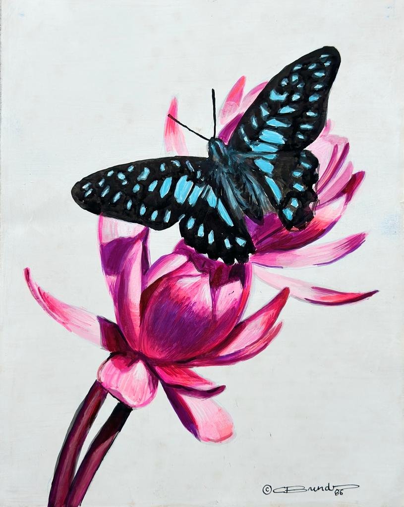 Carl Brenders (Mixed Media on Paper Painting) In the style of (1 of 4)