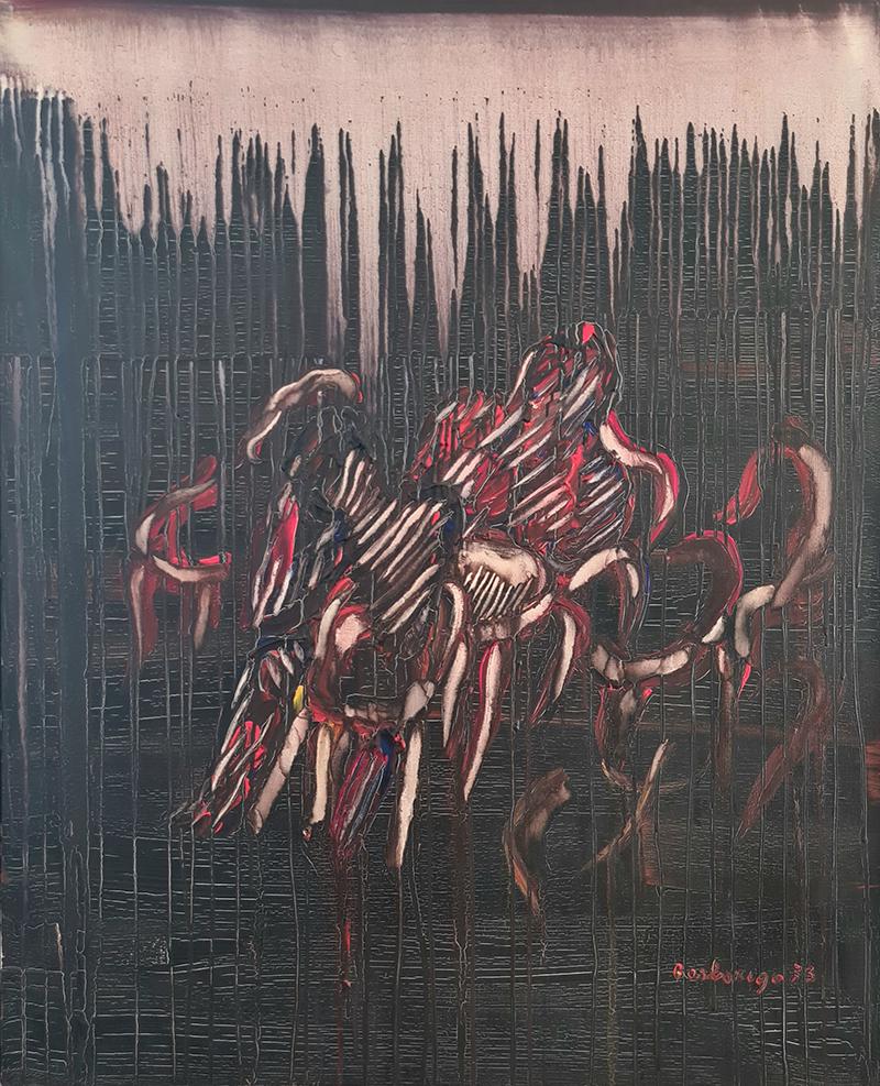 Ida Barbarigo, 'I misteri di Campo S. Margherita' 1973: Ida Barbarigo I misteri di Campo S. Margherita Oil on canvas Dimensions: 100cm x 80cm Certification: Signed and dated on front of work - Label on back of work Premio di Pittura Villa S. Giovanni